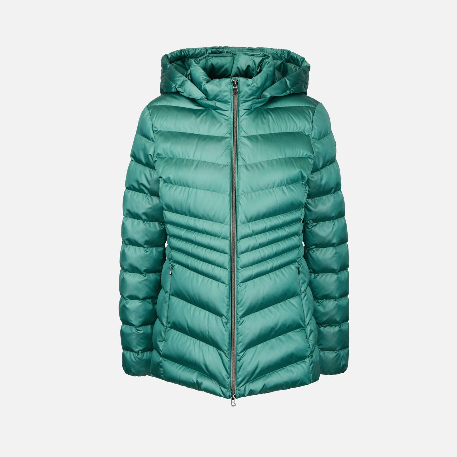 Turquoise Women's Down Jacket Geox Zosma - Women's