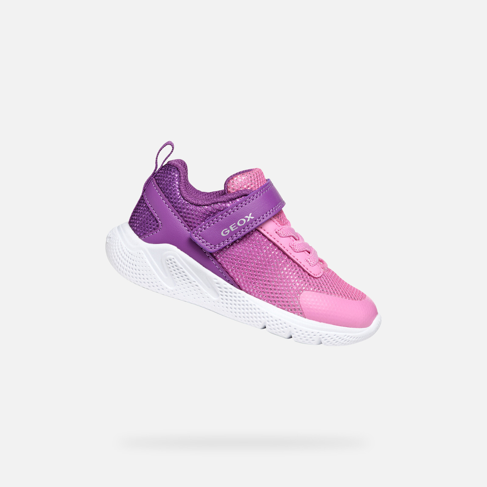 Pink Girls Sneakers Geox Sprintye Girl - Girls