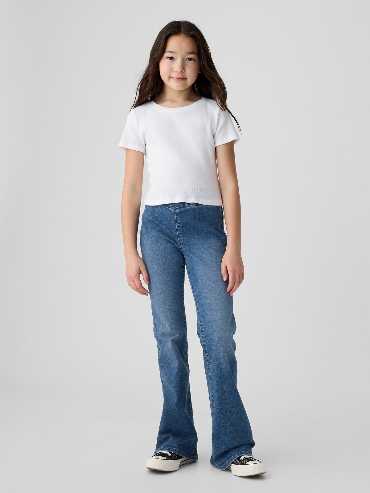 GAP Children's Jeans High Rise Crossover Flare - Girls