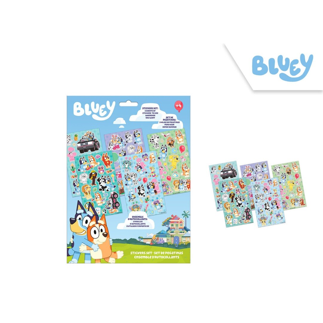 Euroswan Sada nálepiek - Bluey