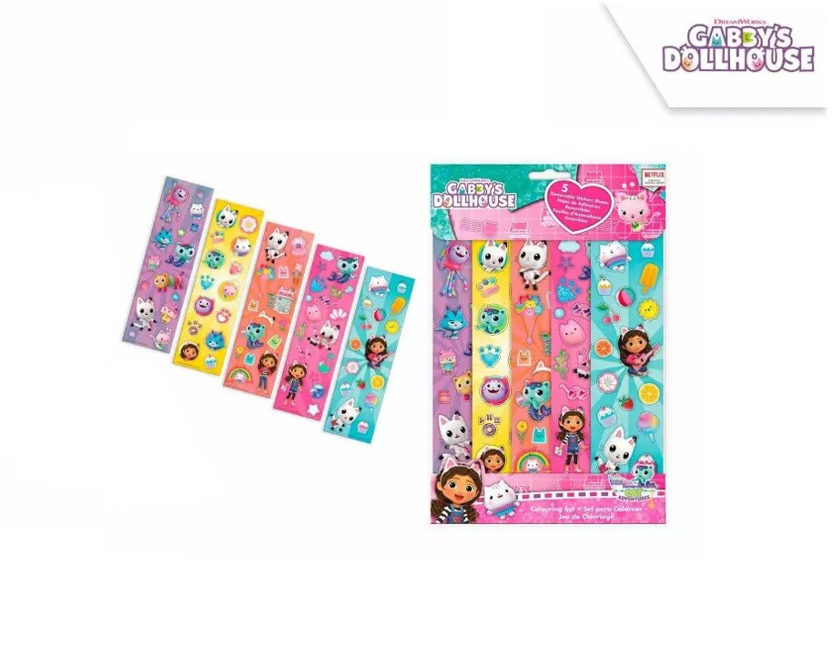 Euroswan Sada nálepiek - Gabby's Dollhouse