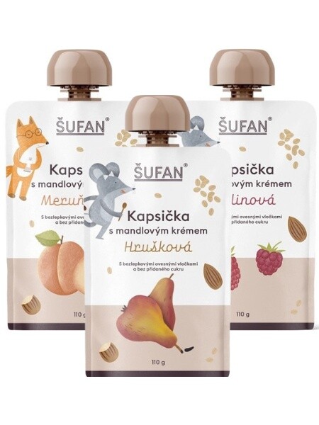 Šufan kapsička s mandlovým krémem 110 g