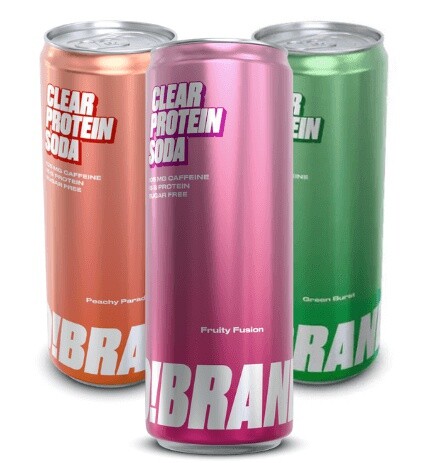 Fcb clear protein soda (probrands protein soda) 330ml