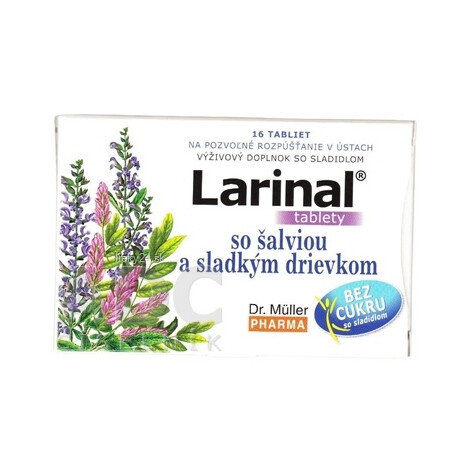 Dr. Müller LARINAL so šalviou a sladkým drievkom