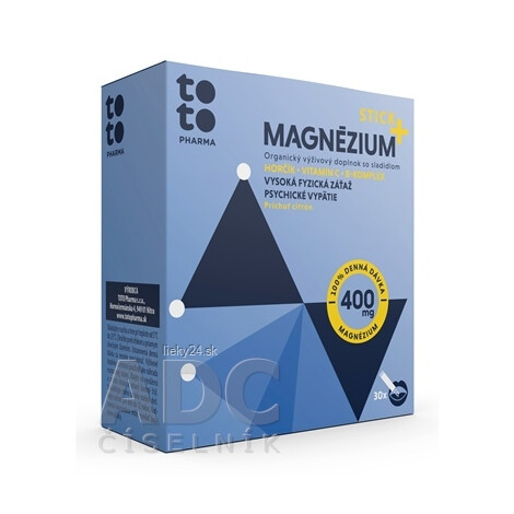 TOTO MAGNÉZIUM STICK+ 400 mg