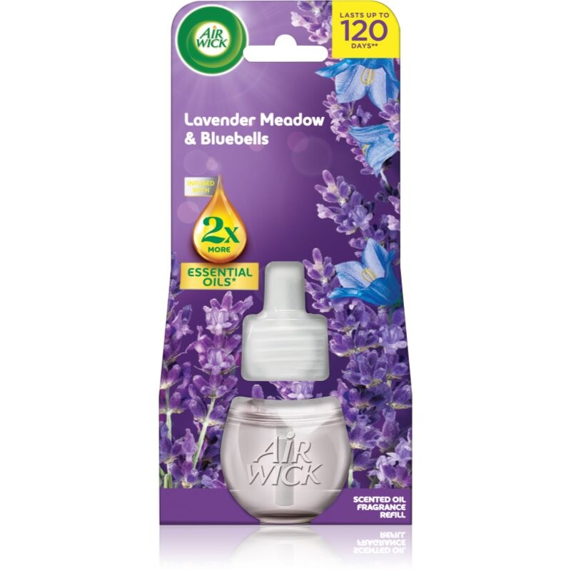 Air Wick Essential Oils Lavender Meadow & Bluebells náplň do elektrického difuzéru 19 ml