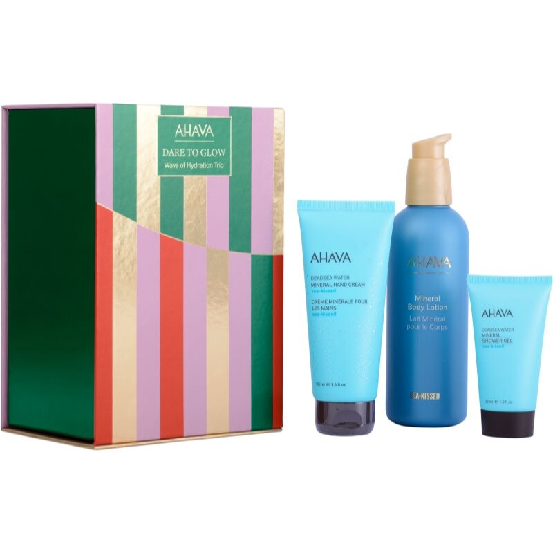 AHAVA Dare to Glow Wave of Hydration Trio darčeková sada na telo
