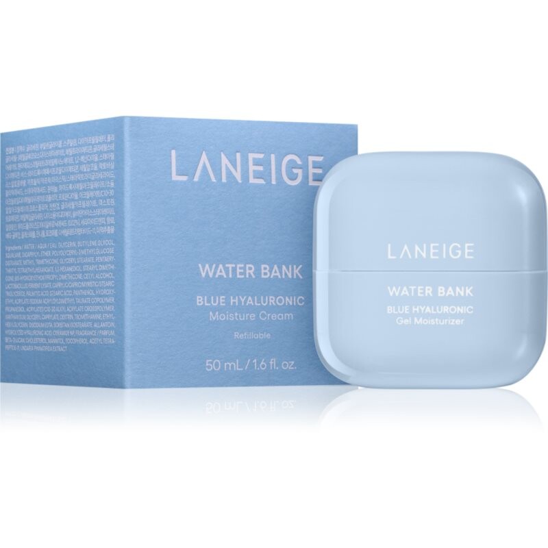 LANEIGE Water Bank Blue Hyaluronic Moisture Cream Refillable hydratačný krém s kyselinou hyalurónovou plniteľný 50 ml