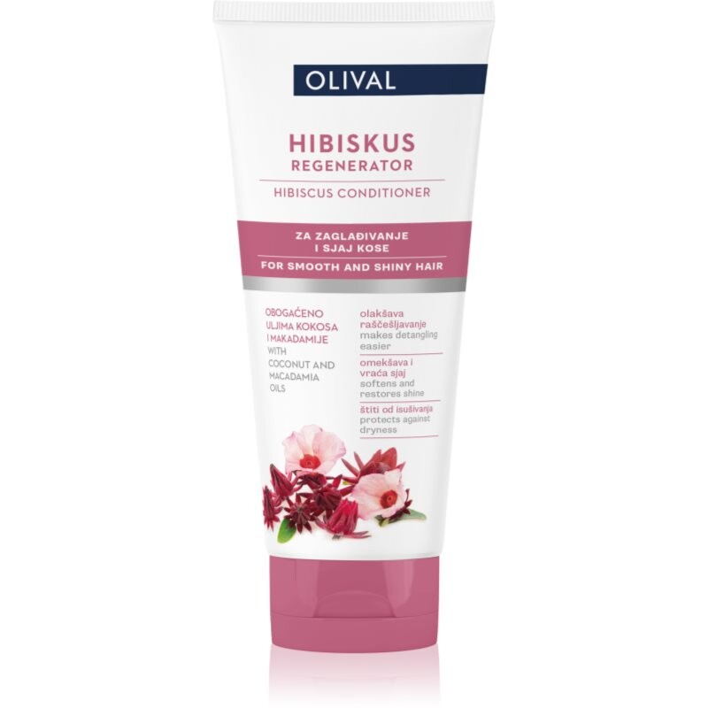 Olival Hibiscus regeneračný kondicionér na lesk a hebkosť vlasov 200 ml