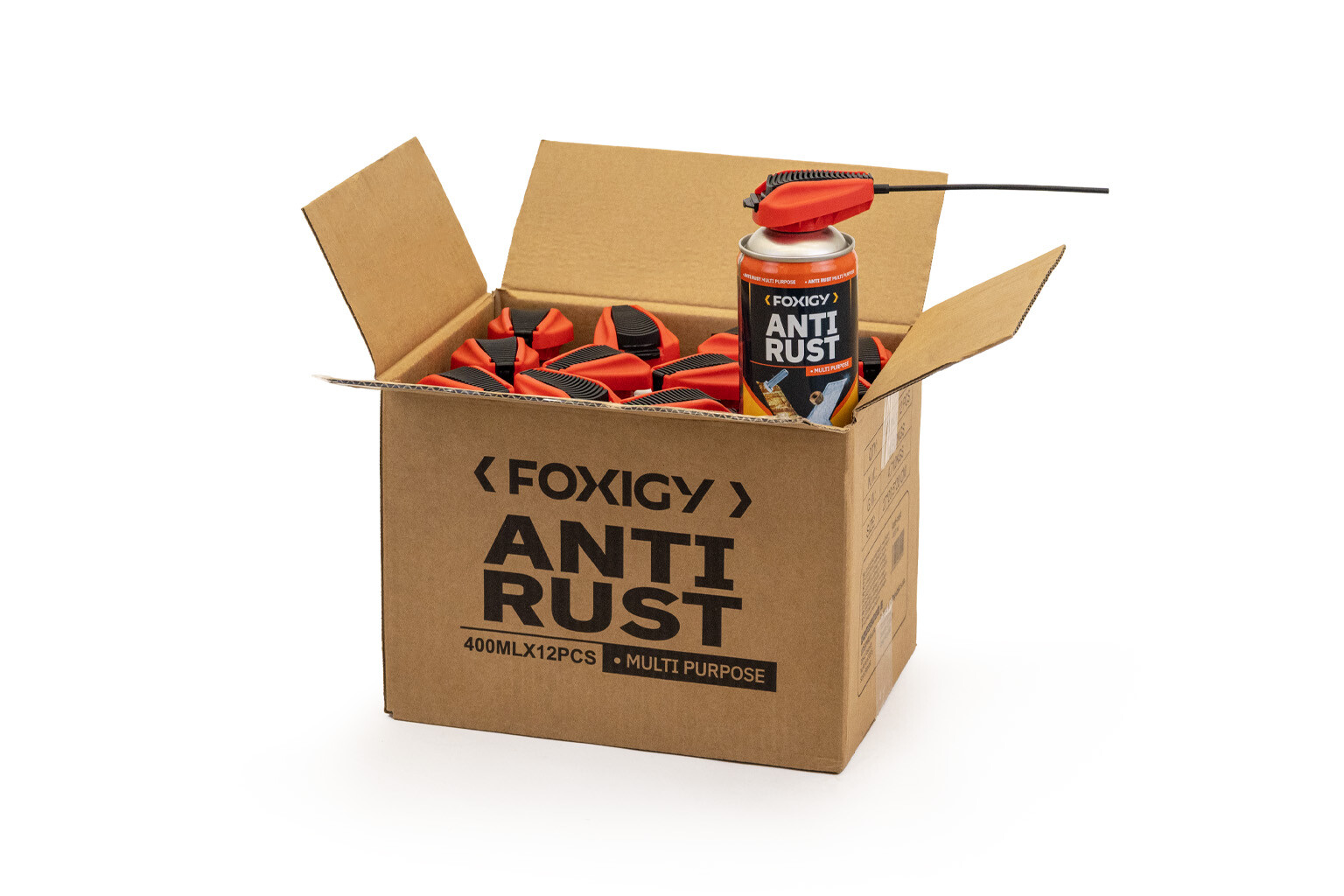 Odhrdzovač v spreji 400ml 12ks balenie Foxigy