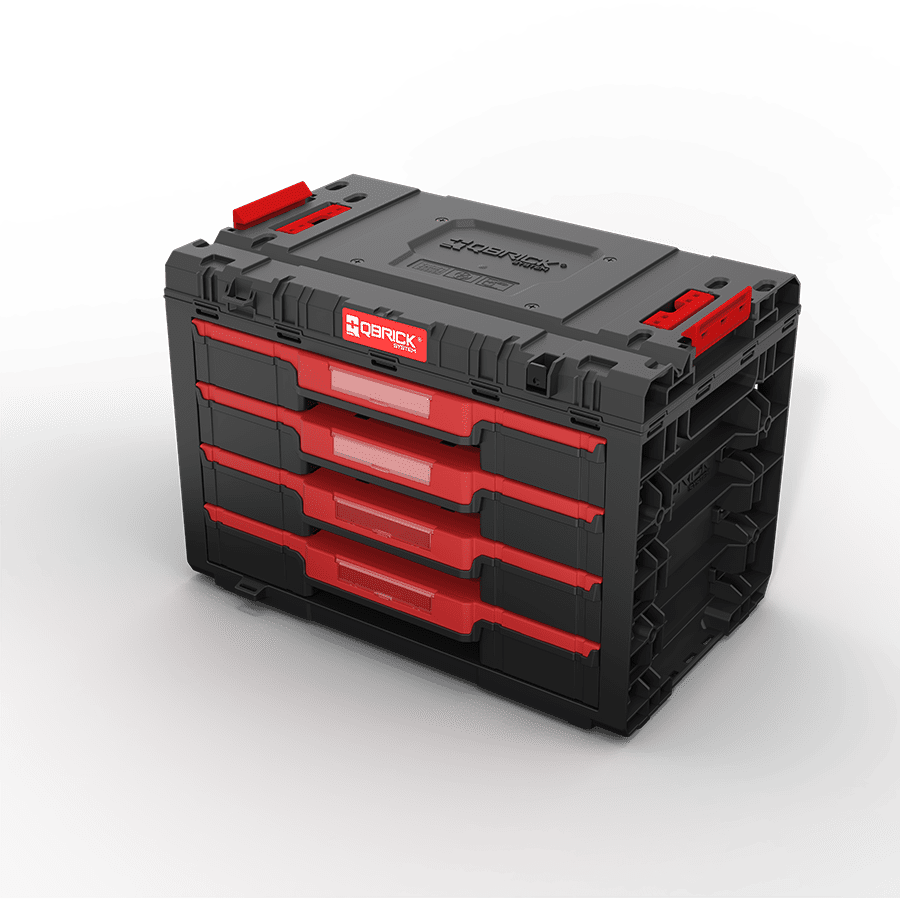 Qbrick System Box na náradie PRIME Drawer 4 Toolbox Basic
