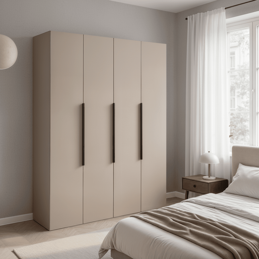 Elvisia Šatníková skriňa NICEA 160 | béžová