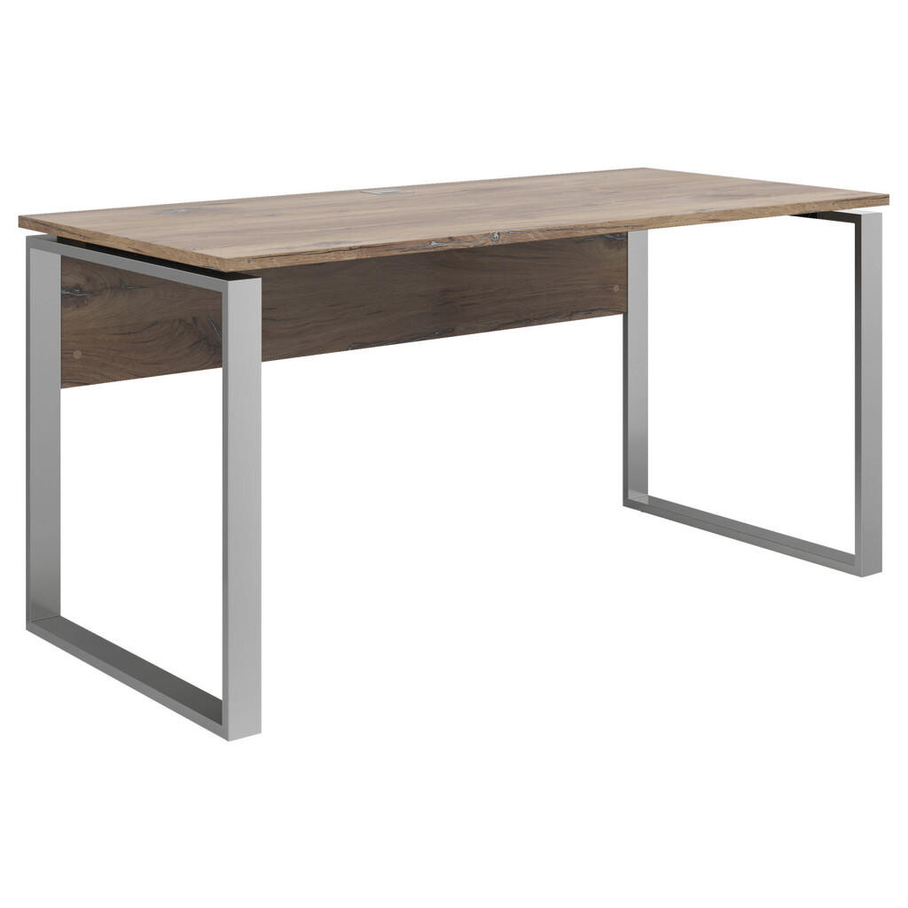 Voleo PÍSACÍ STÔL, tmavý dub, 150/76/77 cm