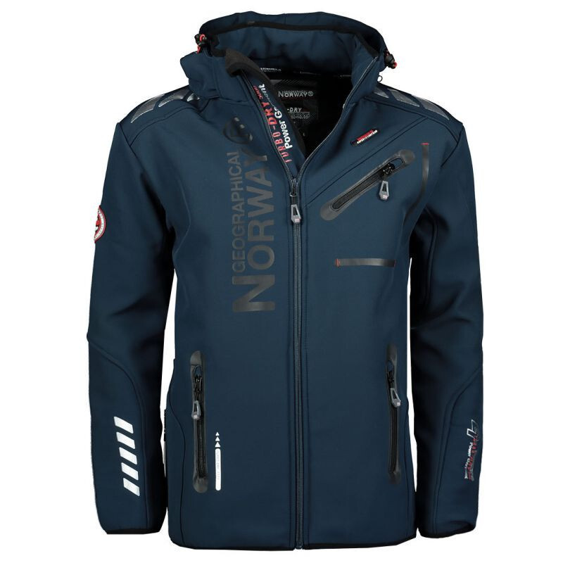 Geographical Norway Softshellová bunda Royaute GTX 068 M WY2005H/GN-Navy / Black 6XL
