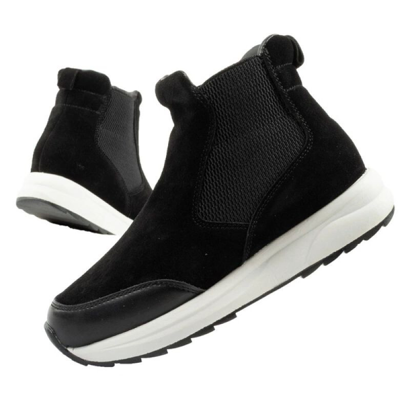 Scholl Beverly Bootie dámske členkové topánky čierne kožené dámske 37