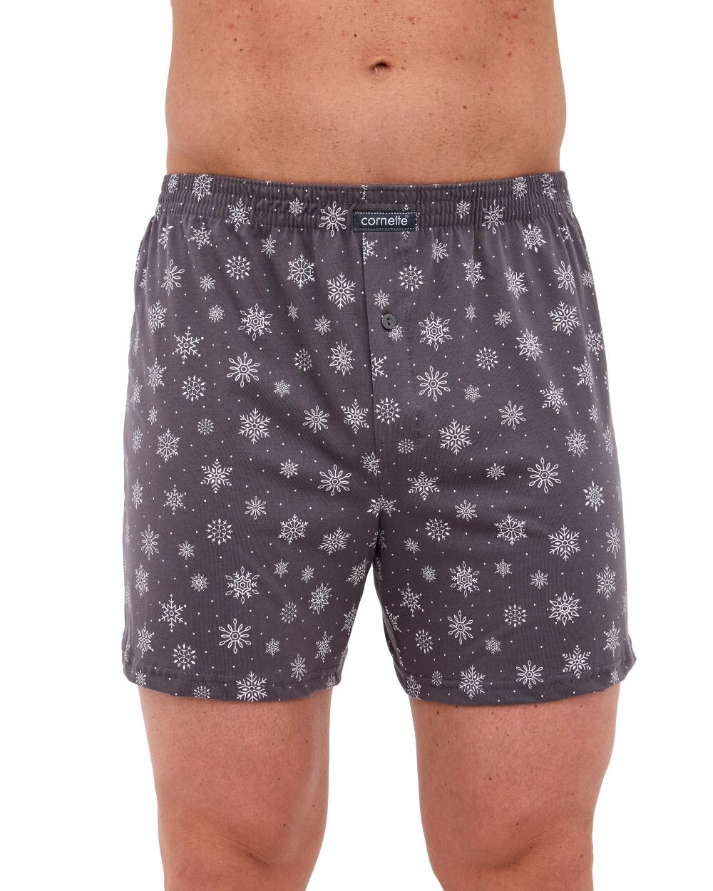 Pánske šortky 016/25 Stars - CORNETTE šedá M