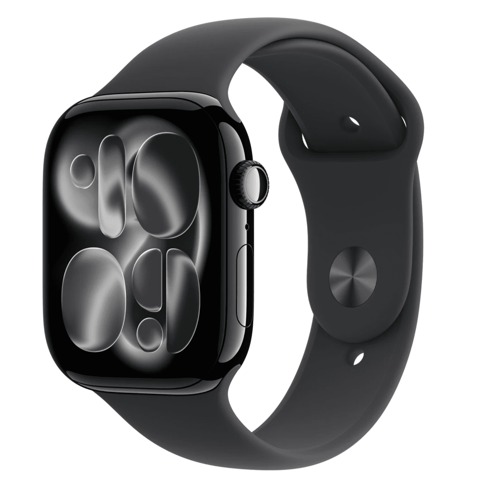 APPLE Watch 11 GPS 46mm Jet Black Aluminium Case with Black Sport Band - S/M