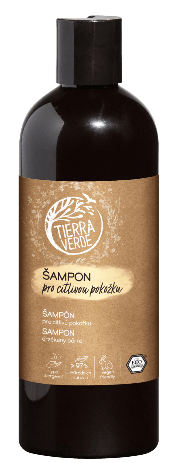 TIERRA VERDE Šampón pre citlivú pokožku 500 ml
