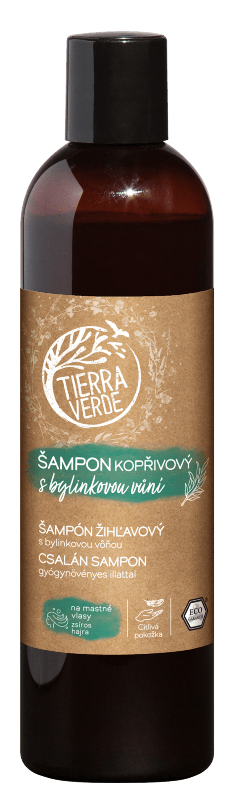 TIERRA VERDE Šampón žihľavový s bylinkovou vôňou 300 ml