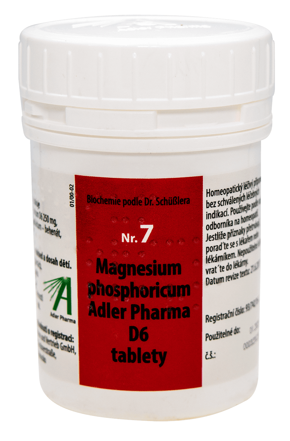 ADLER PHARMA Nr.7 Magnesium phosphoricum D6, 1000 tabliet