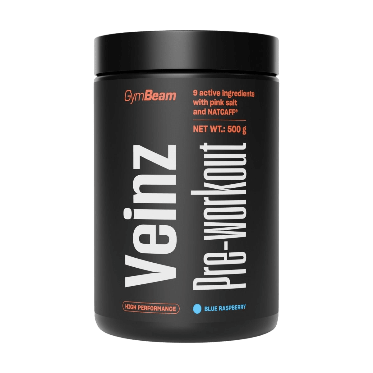 GYMBEAM Veinz Pre-workout, Blue raspberry 500 g