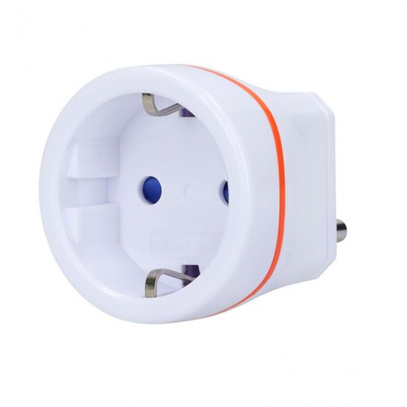 Cestovný adaptér (redukcia) Skross do Indie typ D - biely