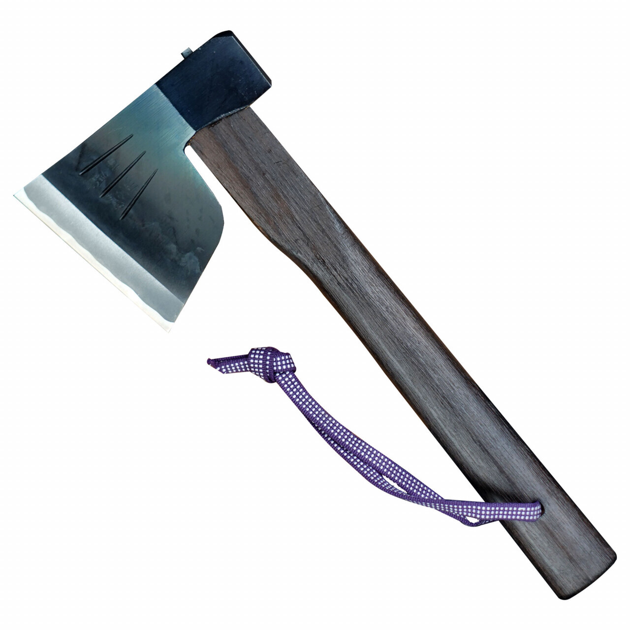 Japonská sekera Bakin Warikomi/Yaki-e White oak 330 mm - hnedá-strieborná