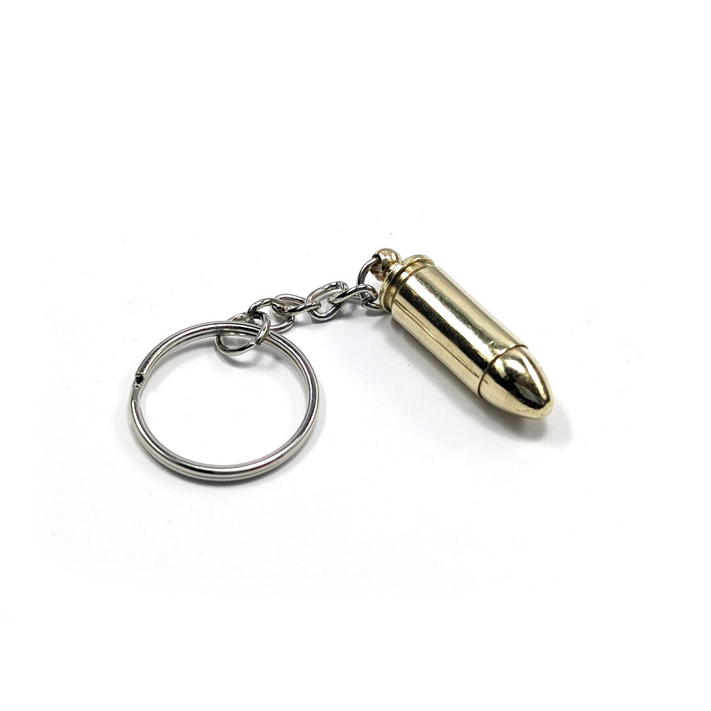 Prívesok na kľúče z náboja 9x21 Italiano - zlatý