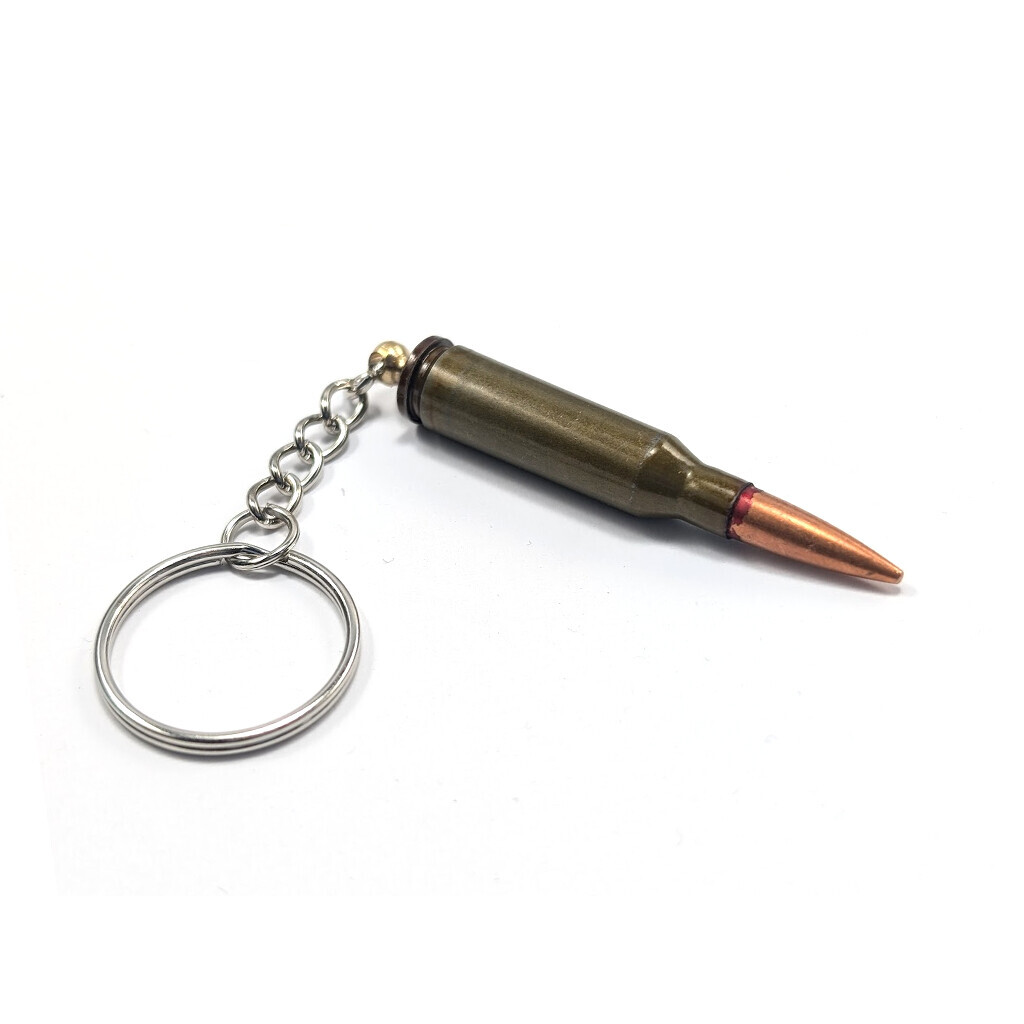 Prívesok na kľúče z náboja 5,45 x 39 - medený