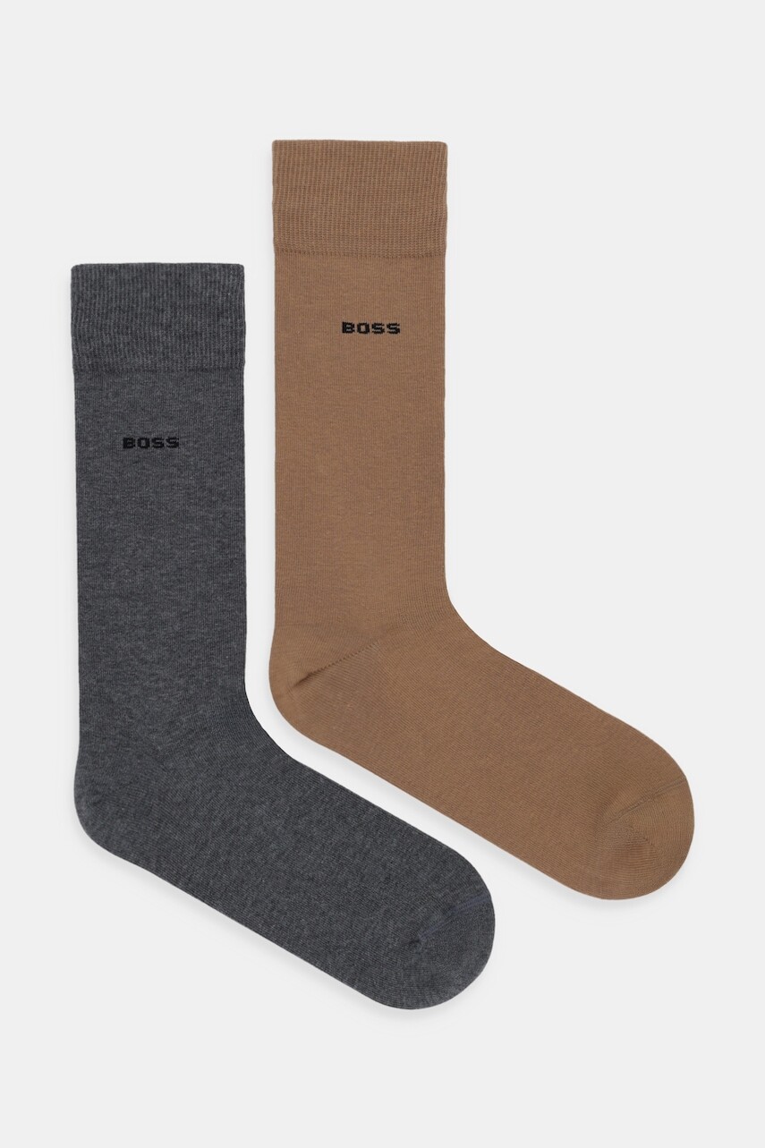 Ponožky BOSS 2-pak 2P RS Uni CC tmavomodrá farba, 50516616