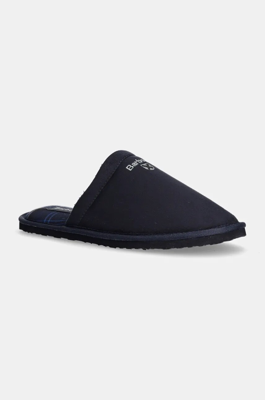 Papuče Barbour Everitt tmavomodrá farba, MSL0025NY52