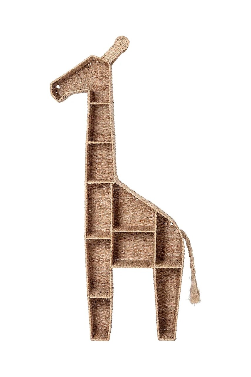 Polička na knihy Bloomingville Kalu béžová farba