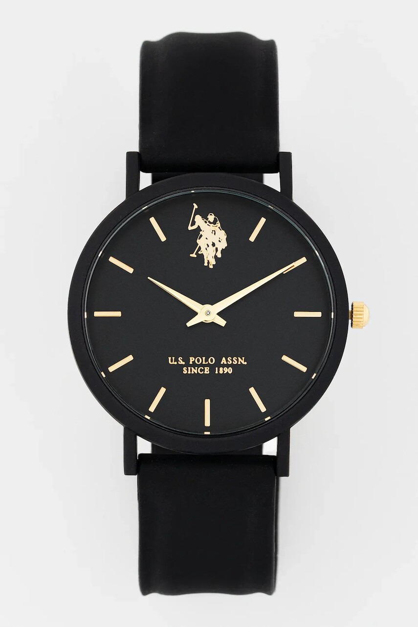 Hodinky U.S. Polo Assn. LUCY dámske, čierna farba, USP8163BK
