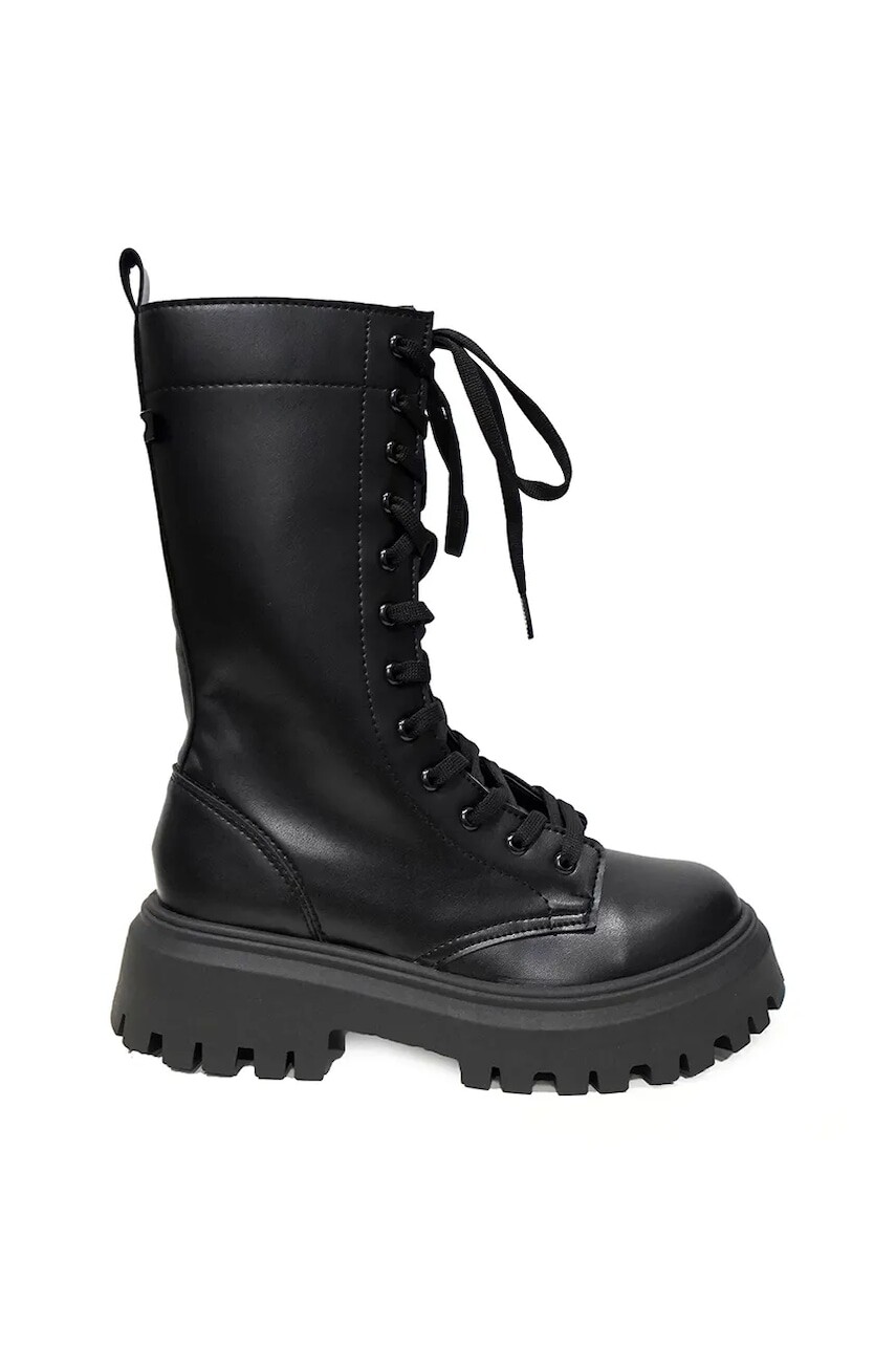 Topánky Altercore Devona dámske, čierna farba, na platforme