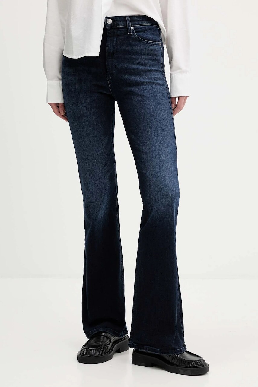 Rifle Tommy Jeans vysoký pás, DW0DW21825