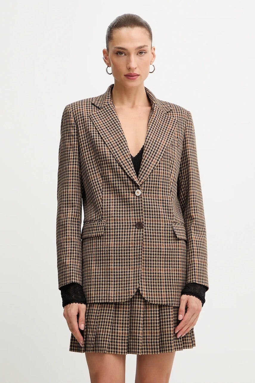 Sako Liu Jo zelená farba, jednoradové, MF5158 T4335