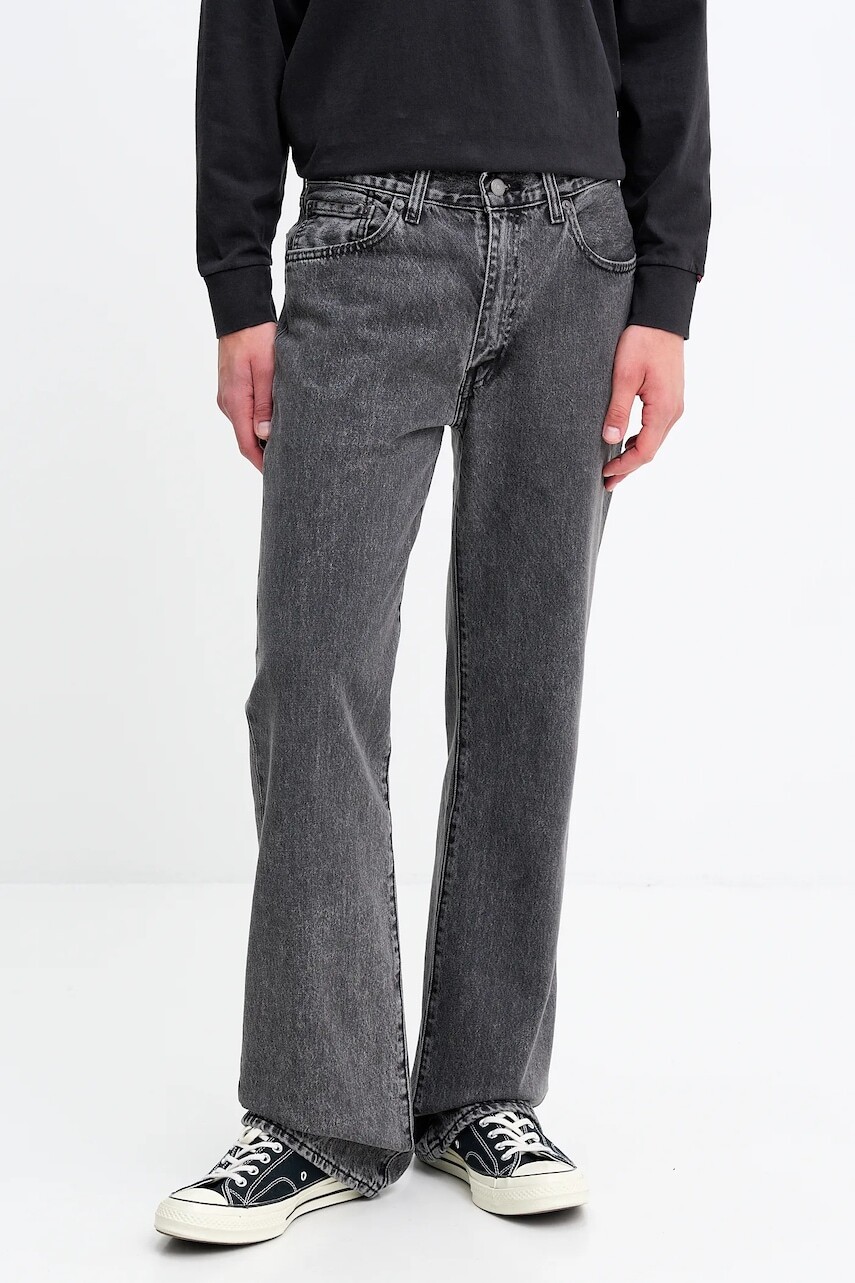 Bavlnené rifle Levi's 567™ RELAXED FLARE stredne vysoký pás, A8630.0007