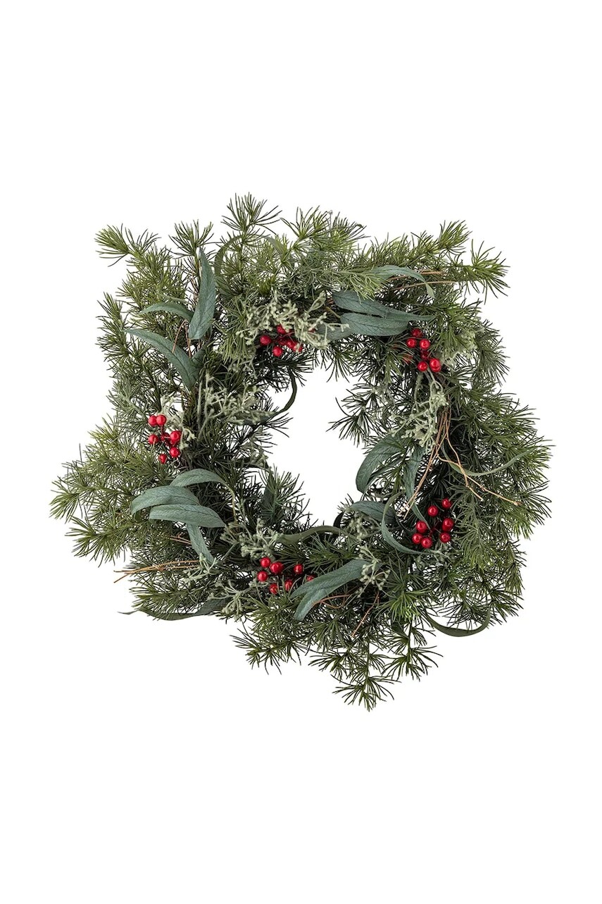 Vianočný veniec Bloomingville Pine Wreath 60 x 12 cm zelená farba
