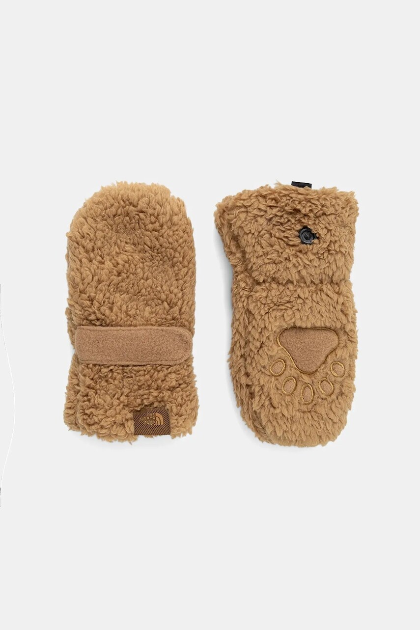 Detské rukavice The North Face BABY BEAR MITT hnedá farba, NF0A8CGHBQ81