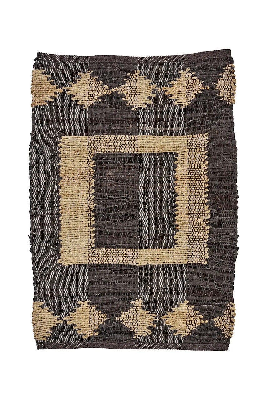 Rohožka Madam Stoltz 90 x 60 cm hnedá farba