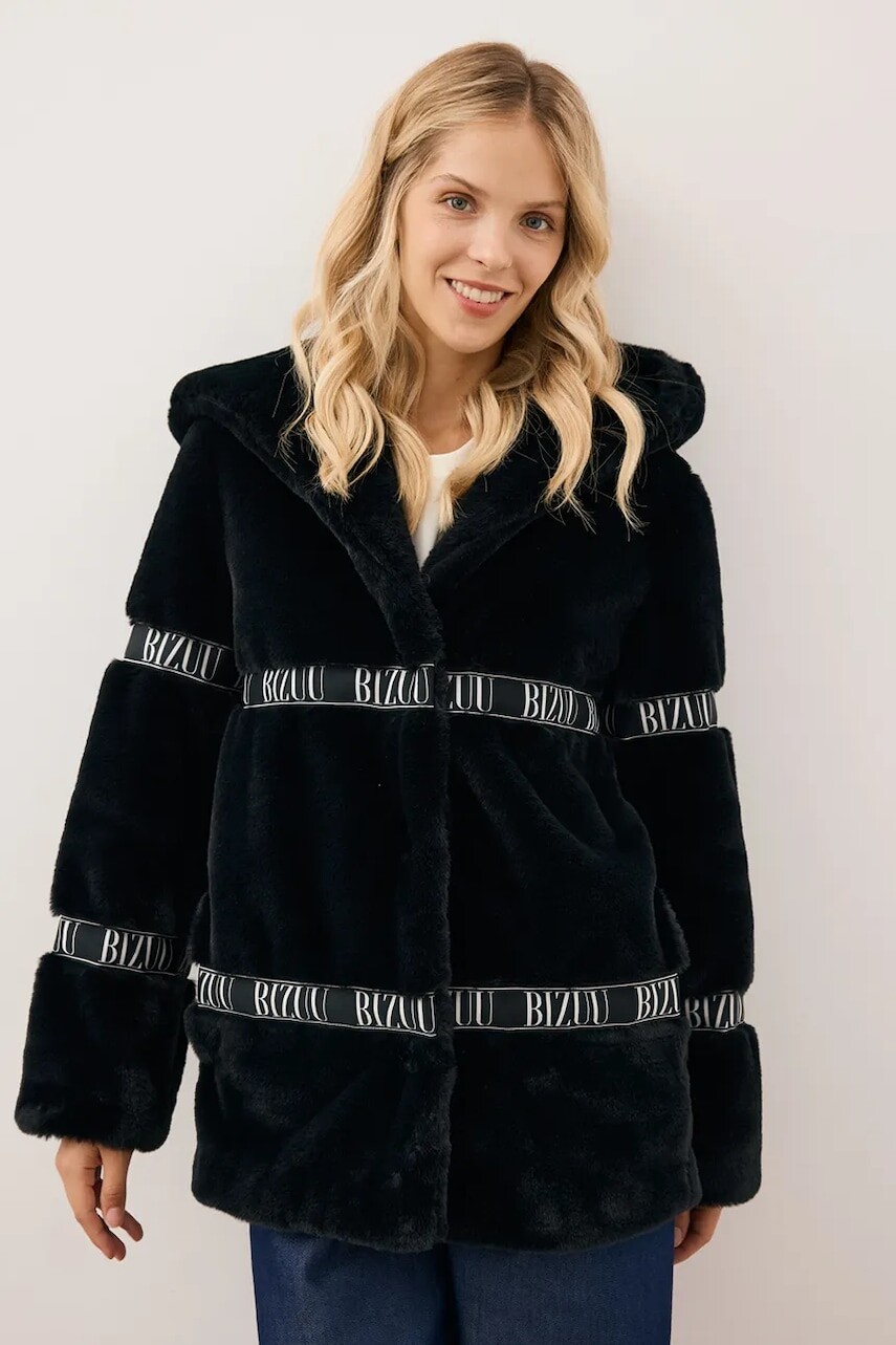 Bunda Bizuu MILANO čierna farba, prechodná, MILANO CZARNY