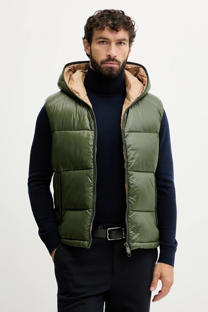 Vesta Save The Duck DEXTER zelená farba, zimná, D80296M.LOVE21