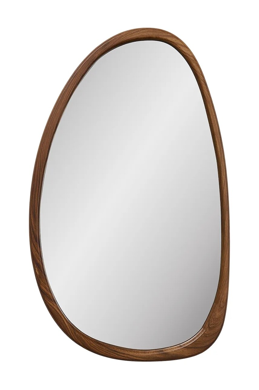 Nástenné zrkadlo House Nordic Luxon 38,5 x 64,5 cm hnedá farba