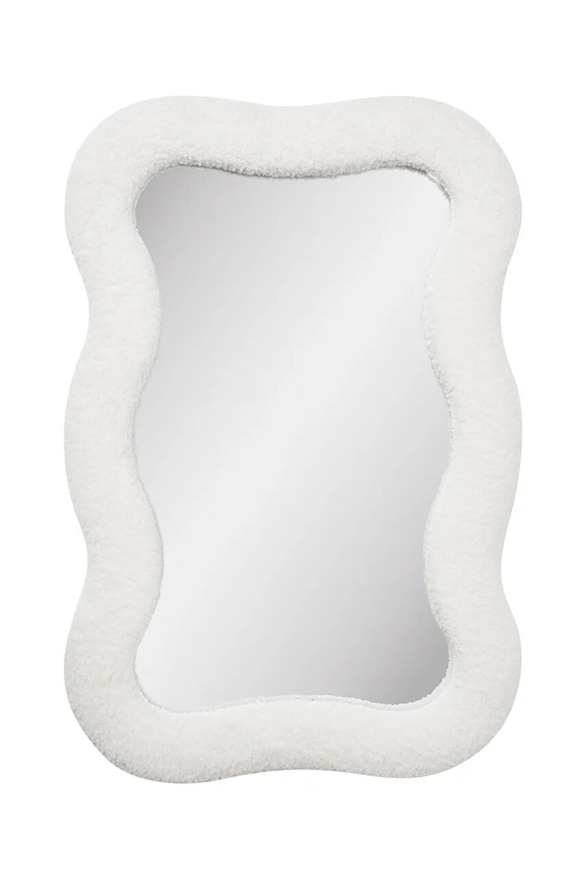 Nástenné zrkadlo House Nordic Bosaro 80 x 54 cm biela farba