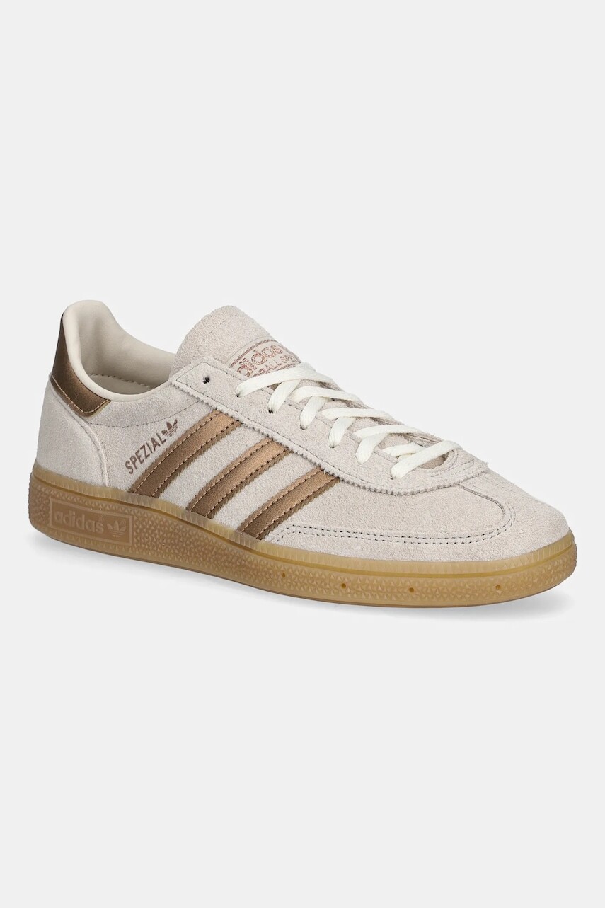 Semišové tenisky adidas Originals Handball Spezial béžová farba, JP9236
