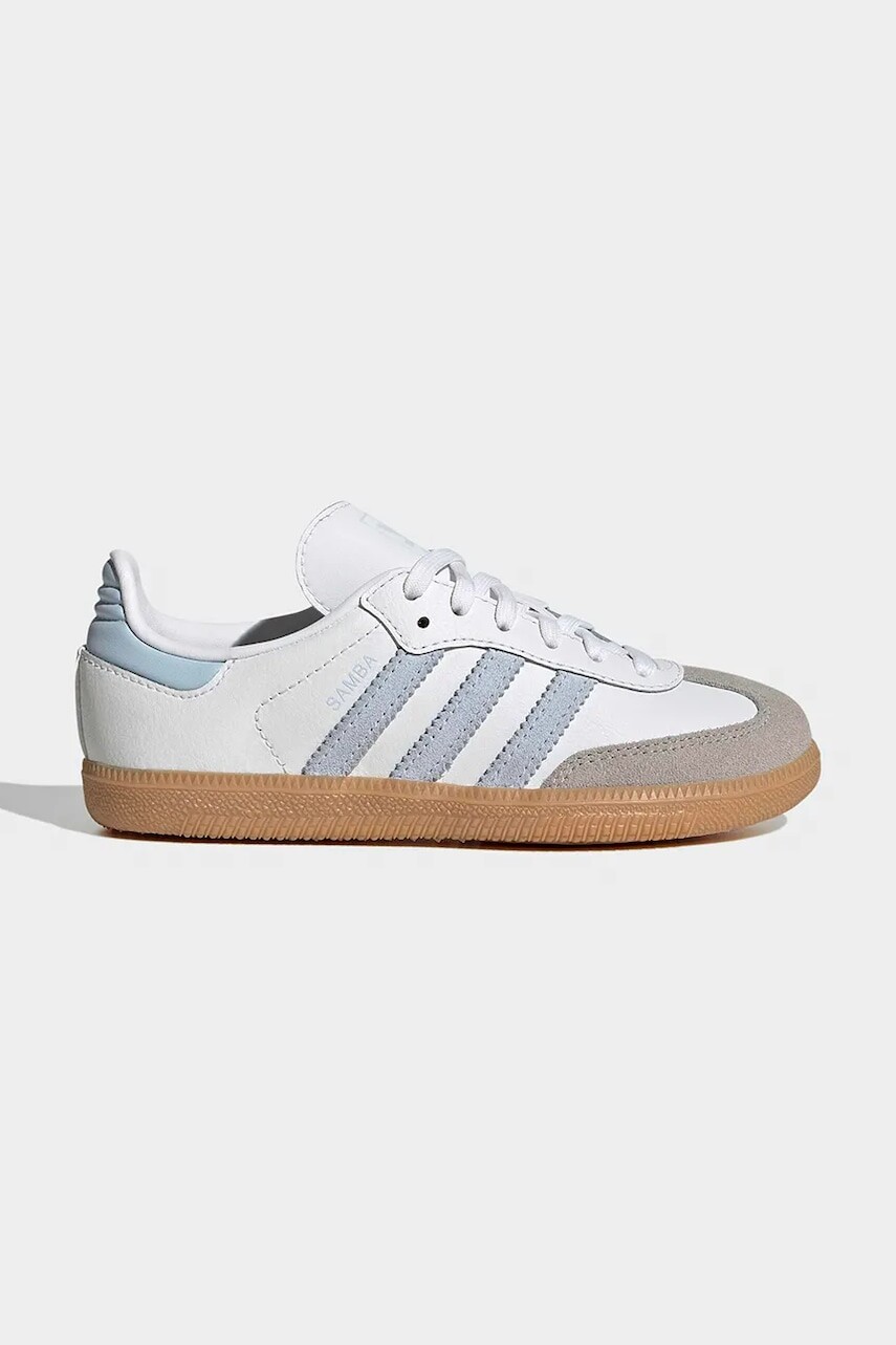 Detské tenisky adidas Originals SAMBA OG biela farba, JQ2025