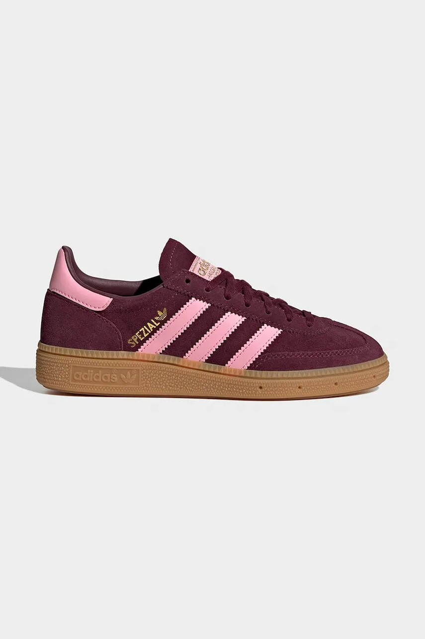 Detské tenisky adidas Originals HANDBALL SPEZIAL bordová farba, KI6804