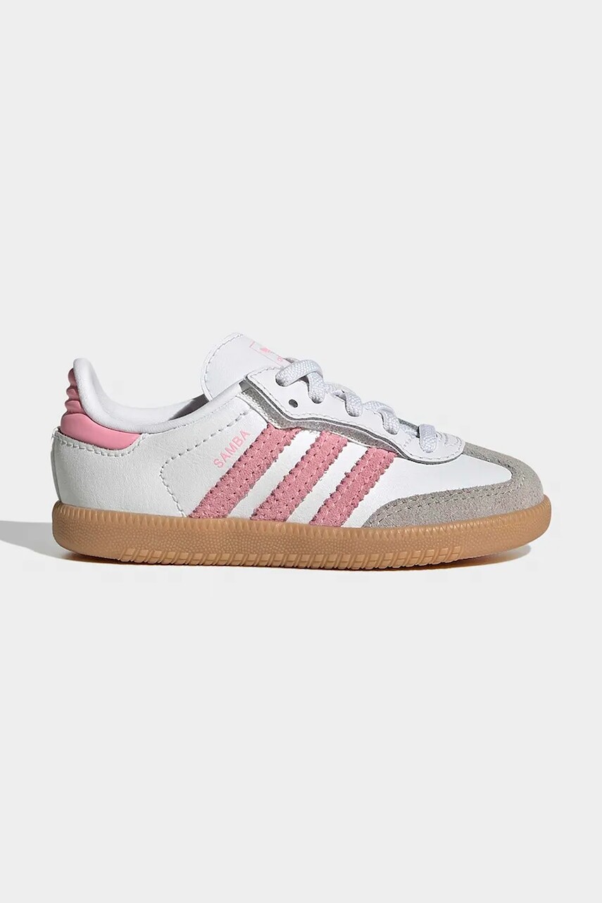 Detské tenisky adidas Originals SAMBA OG biela farba, JQ2028