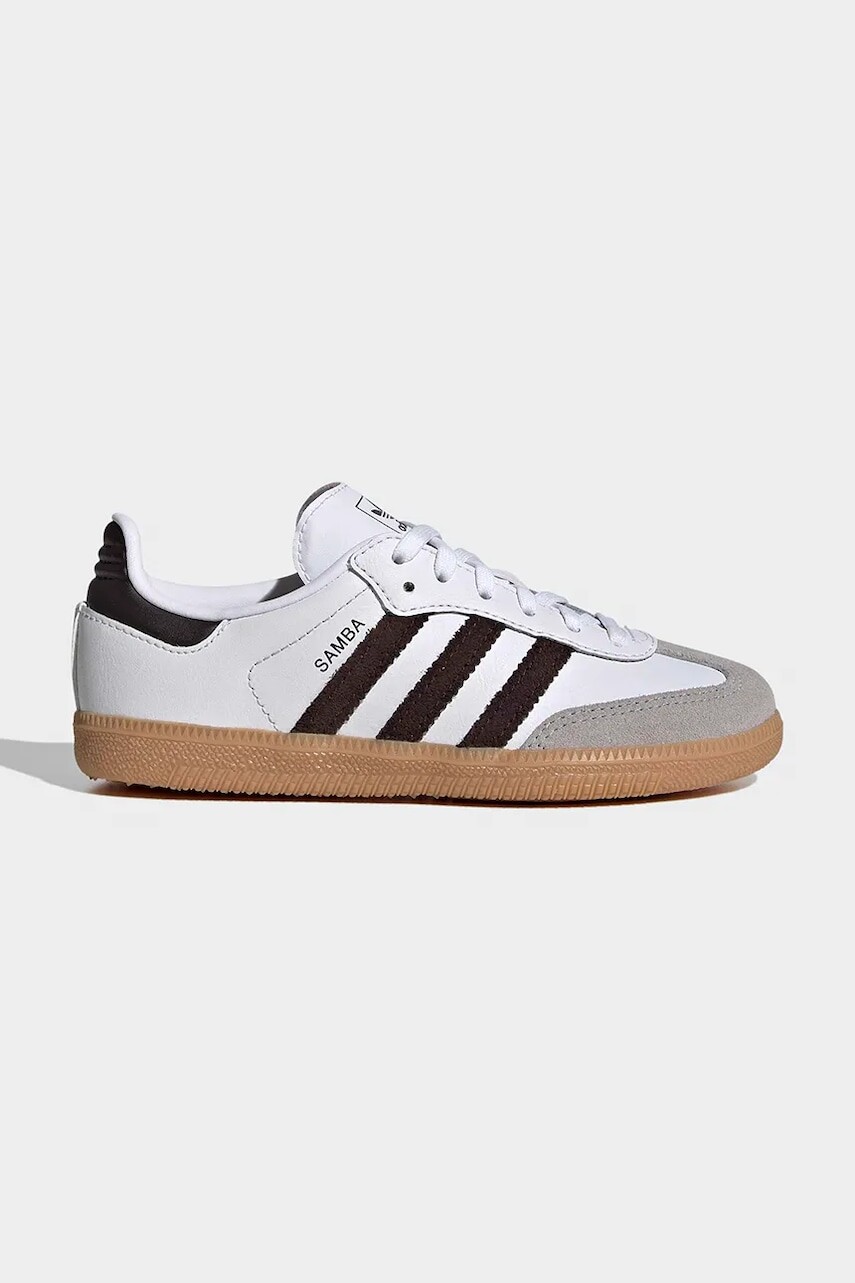 Detské tenisky adidas Originals SAMBA OG biela farba, JQ2026
