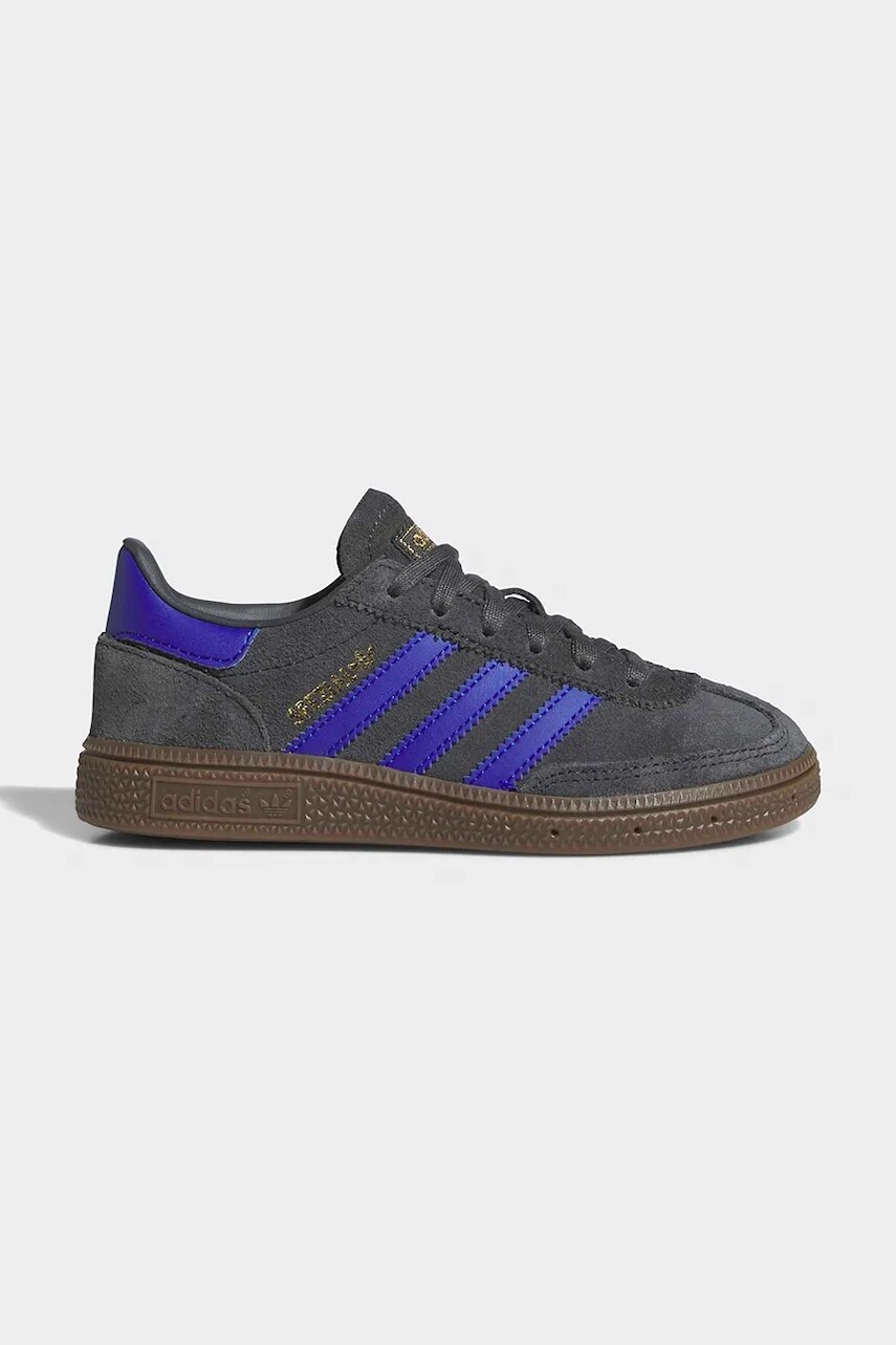 Detské semišové tenisky adidas Originals HANDBALL SPEZIAL hnedá farba, JP9568